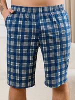 Шорты мужские Тор-2 Виотекс КЛЕТКА СИНЯЯ
