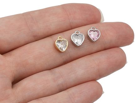 Подвеска "Сердце-Mini. Crystal" 9мм