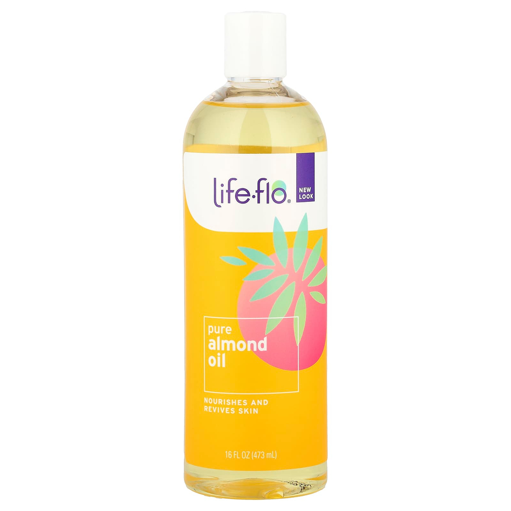 Life-flo, чистое миндальное масло, 473 мл (16 жидк. унций)