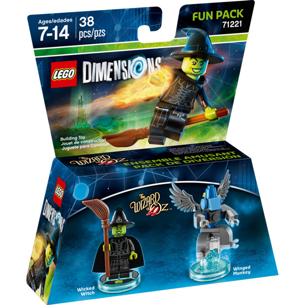 LEGO Dimensions: Fun Pack: Волшебник Изумрудного города - Злая Ведьма 71221 — Wicked Witch — Лего Измерения