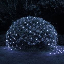 ERASS024-15 ЭРА Сеть 150 LED на солнечной батарее холодный свет 2м*1,35м | Садовые декоративные светильники