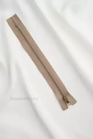 Молния бронзовая бежевая(телесная)