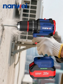 Аккумуляторный шуруповерт Nanwei NW-D8213C-4, 50 Нм, 20 В