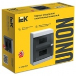 Щит накладной UNION Compact ЩРН-П-18 (2х9)м прозрачная дверь IP41 IEK UIC-KP12-N-18-41-K01