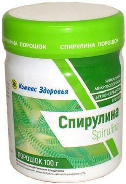 Спирулина в порошке Компас Здоровья 100г