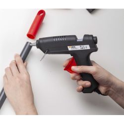 Термопистолет клеевой СИЛА SGG60-01 60Bт под стержень 11мм в комплекте 11мм х 7cм 2 шт | Сила