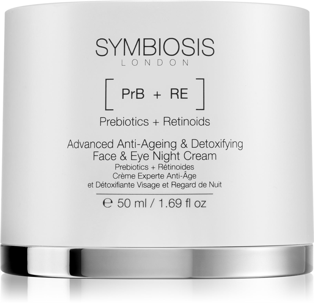 Symbiosis London Anti-Ageing & Detoxifying - легкий ночной крем для лица и области вокруг глаз /   50  ml  / GTIN 5060762540812