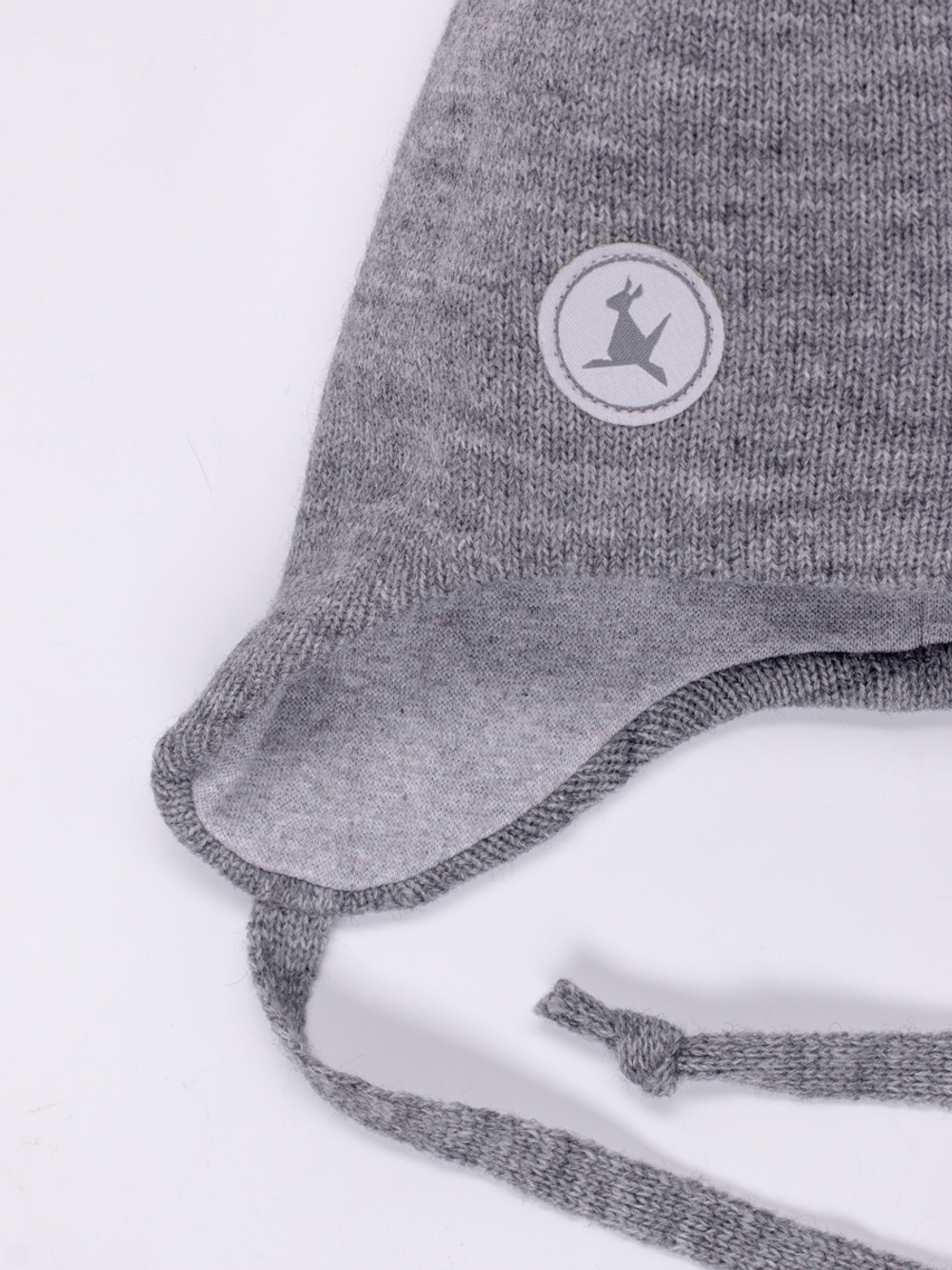 Шапка весенняя/осенняя вязаная КОДИ (Пепельный)