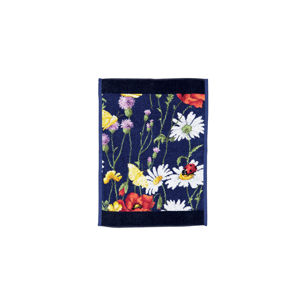 Полотенце 37x50 Feiler Daisy Field Blue Schwarzblau иссиня-черное