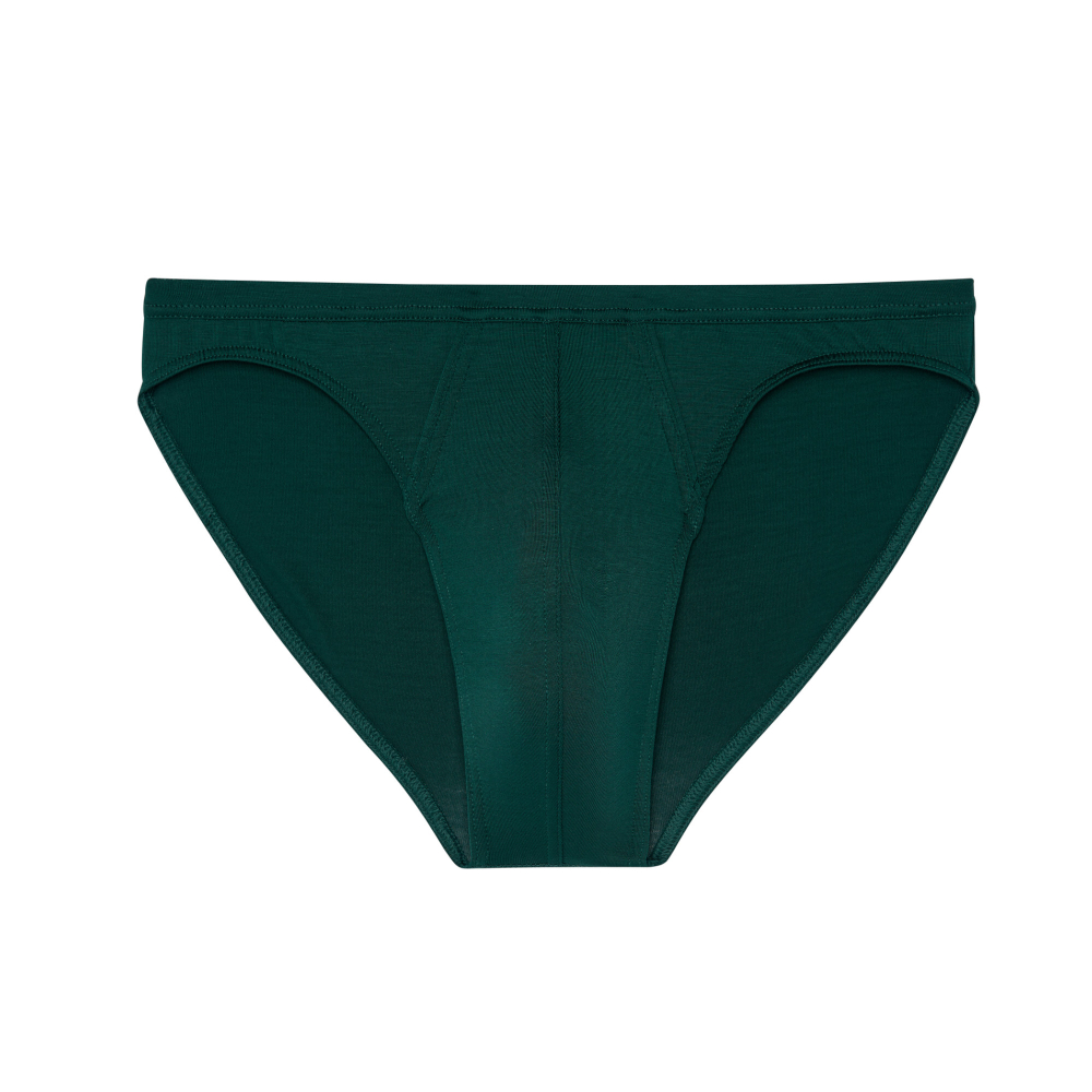 Мужские трусы слипы темно-зеленые HOM TENCEL SOFT Comfort Micro Briefs 402463_4000DG