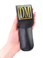 Щетка в кожаном чехле для обуви