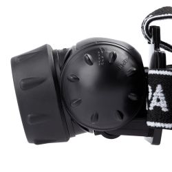 Фонарь налобный светодиодный ЭРА GB-410 на батарейках 3хААА, 3 режима, черный, IP44 | Налобные фонари