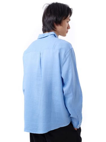 Голубая льняная рубашка Senseera