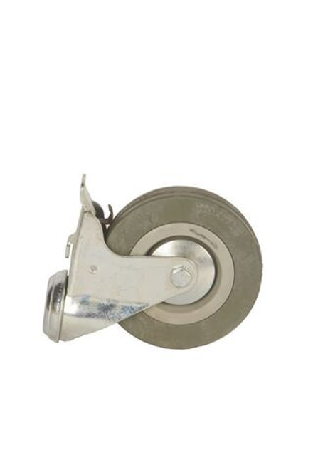 Колесо аппаратное поворотное SChgb 55 120 мм под болт с тормозом (F)