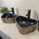 Раковина из речного камня ПАРА! RS-65335 45*35*15 0865