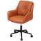 Офисное кресло Allar, экокожа, рогожка, коричневый