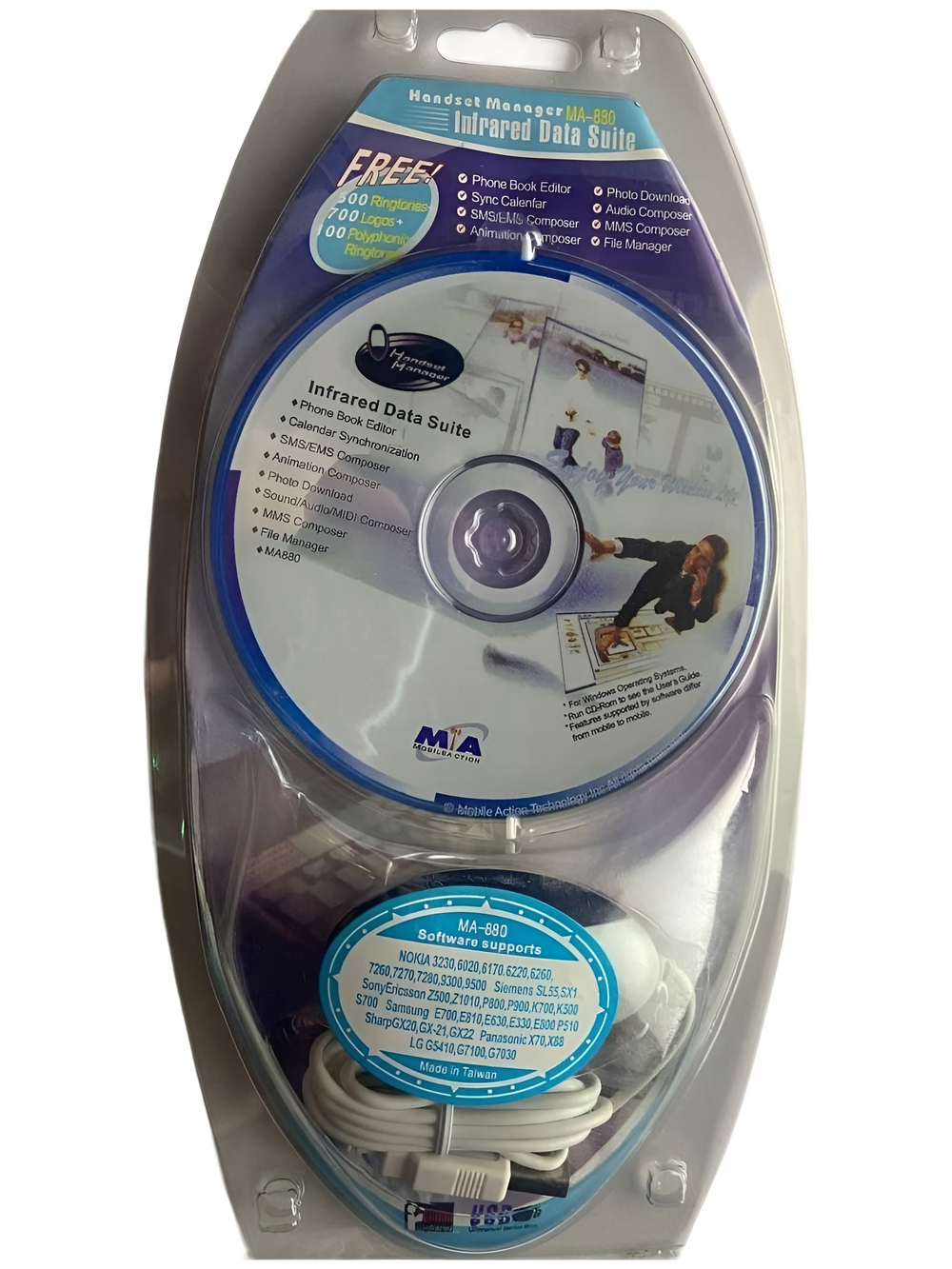 ДАТА КАБЕЛЬ USB data cable MA-880 + CD
