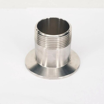 Переходник с клампа 2" (k64) на внешнюю резьбу DN40, высота 50 мм.