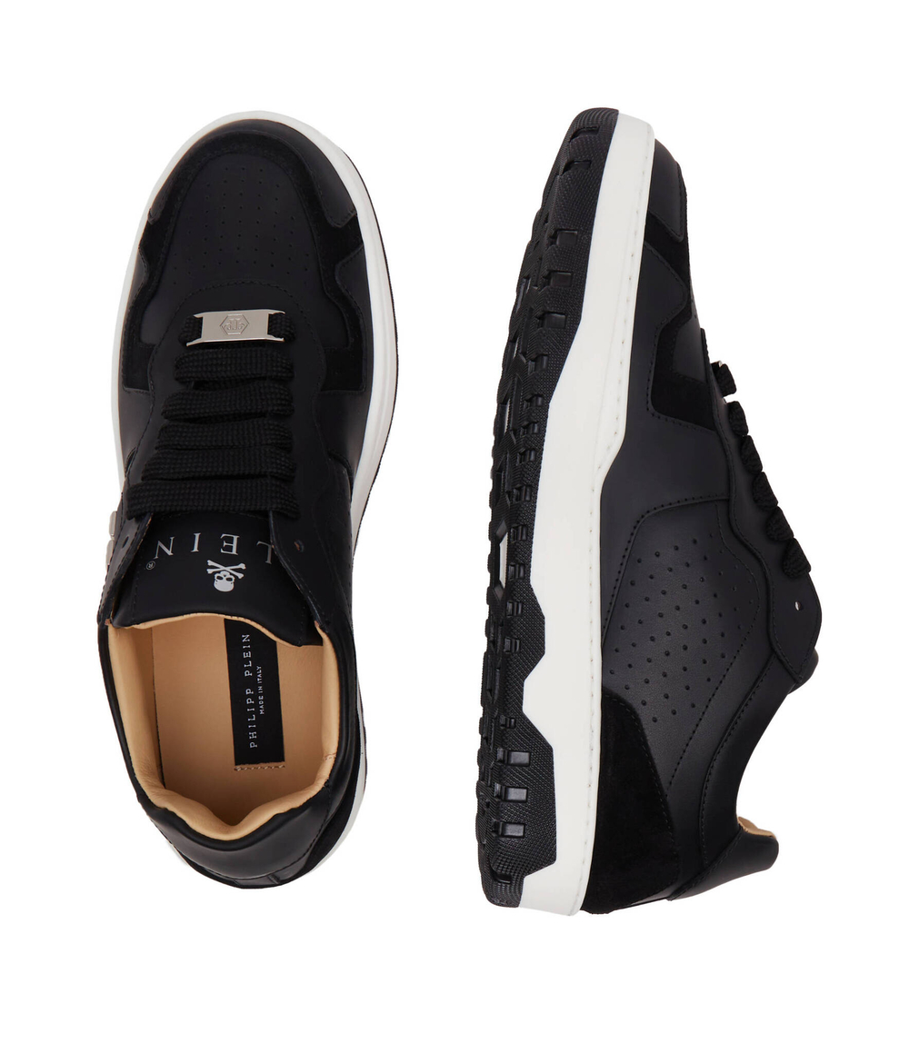 Кожаные кроссовки Philipp Plein - черный(USC0545 PLE010N)