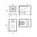 Печь отопительная Stoker Садовая ПО-150 ЧП