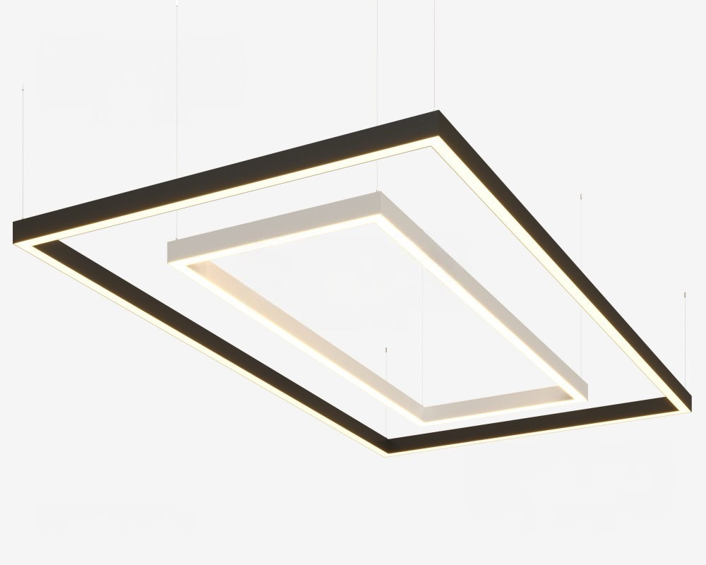 Подвесной LED светильник прямоугольный LP85-FRAME-1000 78Вт 4000К 7176Лм белый 1008х488х80мм DIOLUM