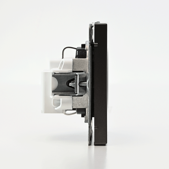 Розетка ArtGallery 16А с заземл. защ. шторки механизм мокко SE GAL000645