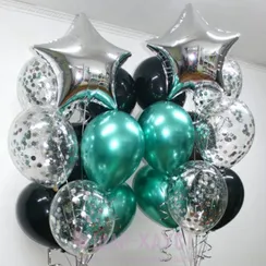 Фонтан из шаров "Для мужчин 12"