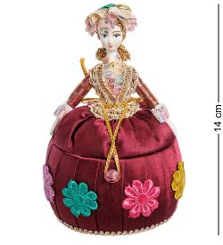 Народные промыслы RK-761/ 5 Кукла-шкатулка «Дама нарядная»