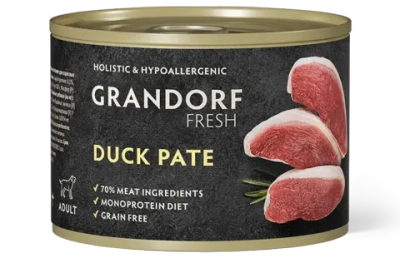 Grandorf Fresh Монопротеиновые консервы из утки для собак всех пород