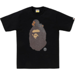 A Bathing Ape Bathing Ape Футболка Cotton Regular Straight Fit Summer 0zxtem00210xq черный