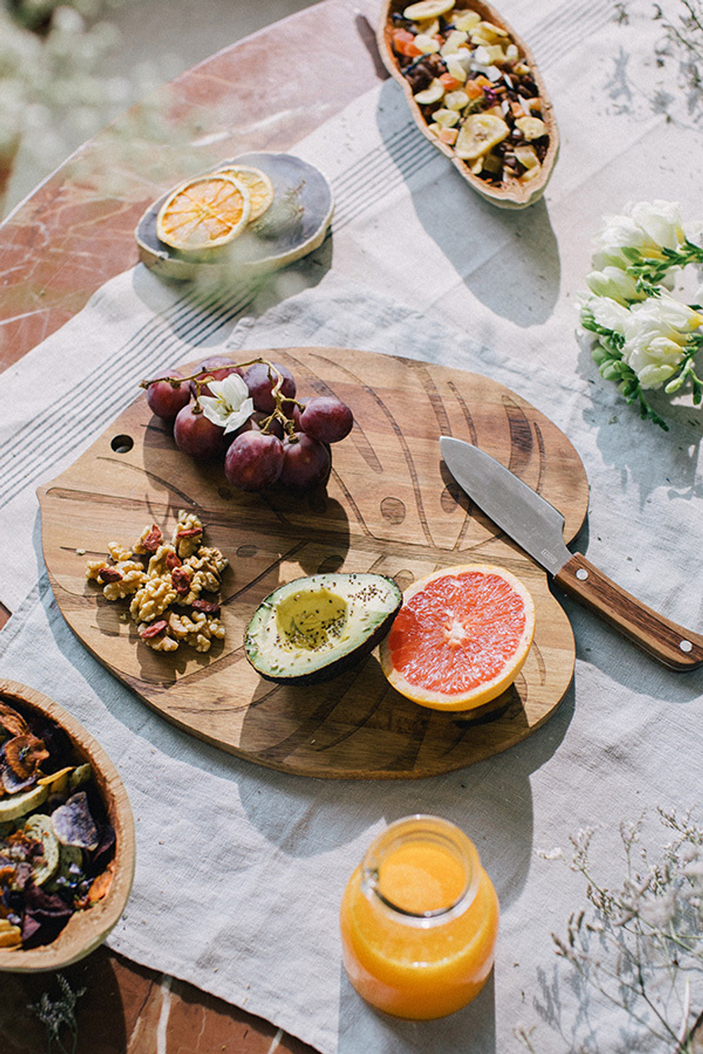 Доска сервировочная 28х41 Doiy Monstera