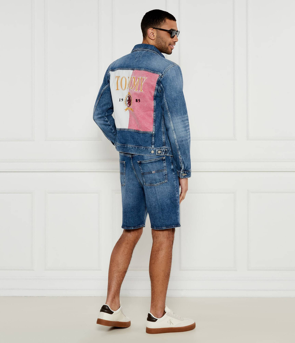 Джинсовая куртка Tommy Jeans - голубой(DM0DM21860)