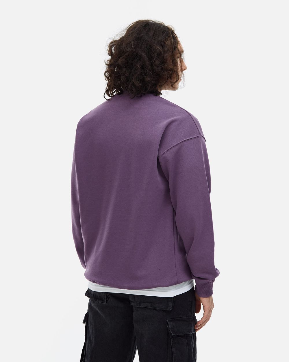 Толстовка Anteater Crewneck BigLogo фиолетовая