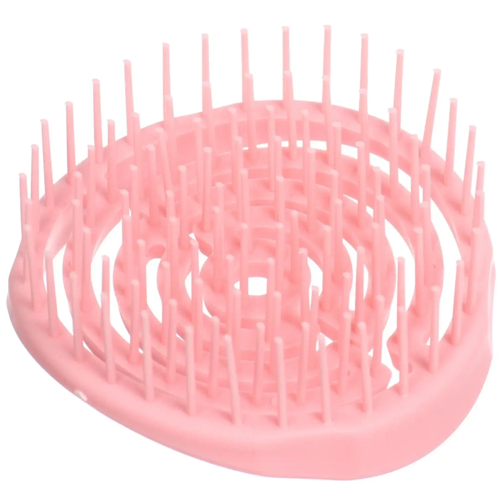 Расческа массажная компактная «Сosmo style», цвет розовый, 8см, форма круг, в пластиковой коробке