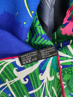 Шаль Hermes Tyger Bleu