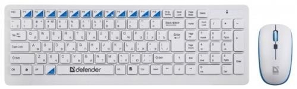 Клавиатура Defender Skyline 895 Nano белый
