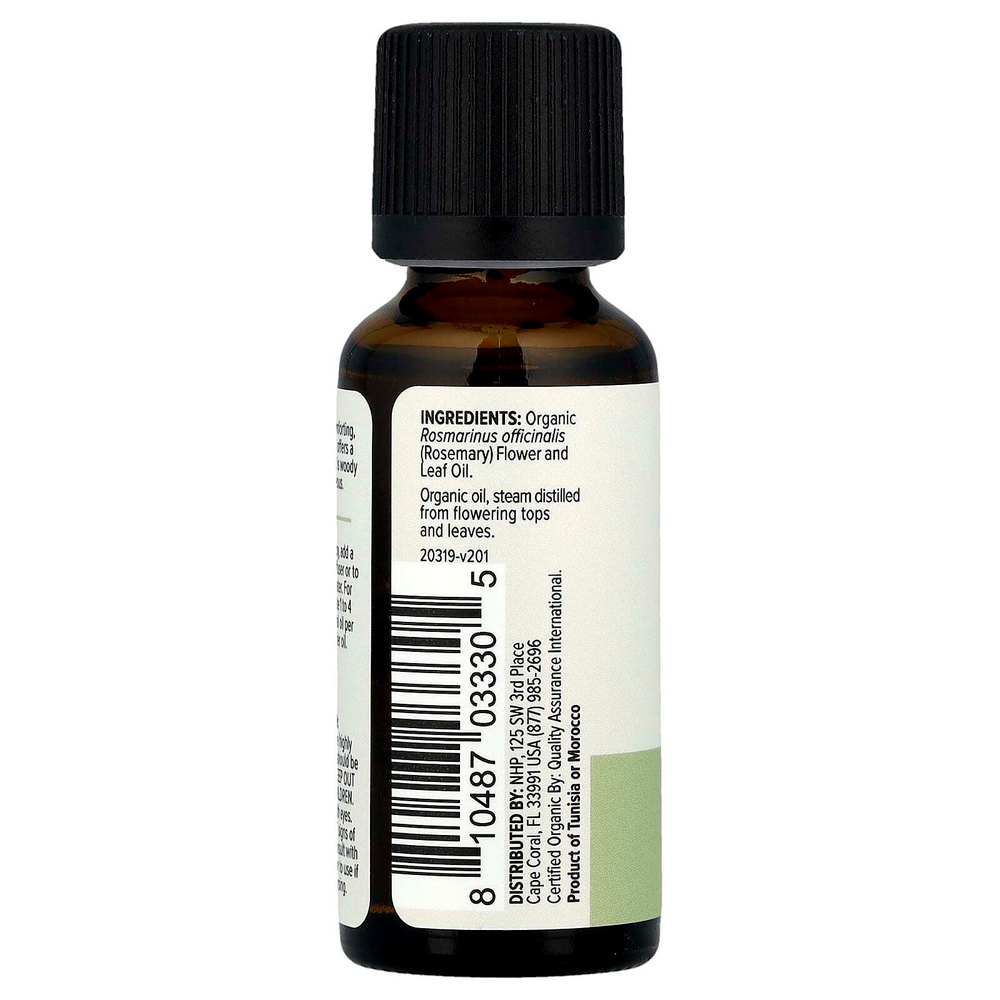 Dr. Mercola, Органическое эфирное масло, розмарин, 30 мл (1 жидк. унц.)