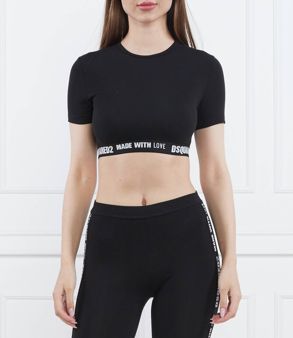 Топ Dsquared2 - черный(D8M244300)