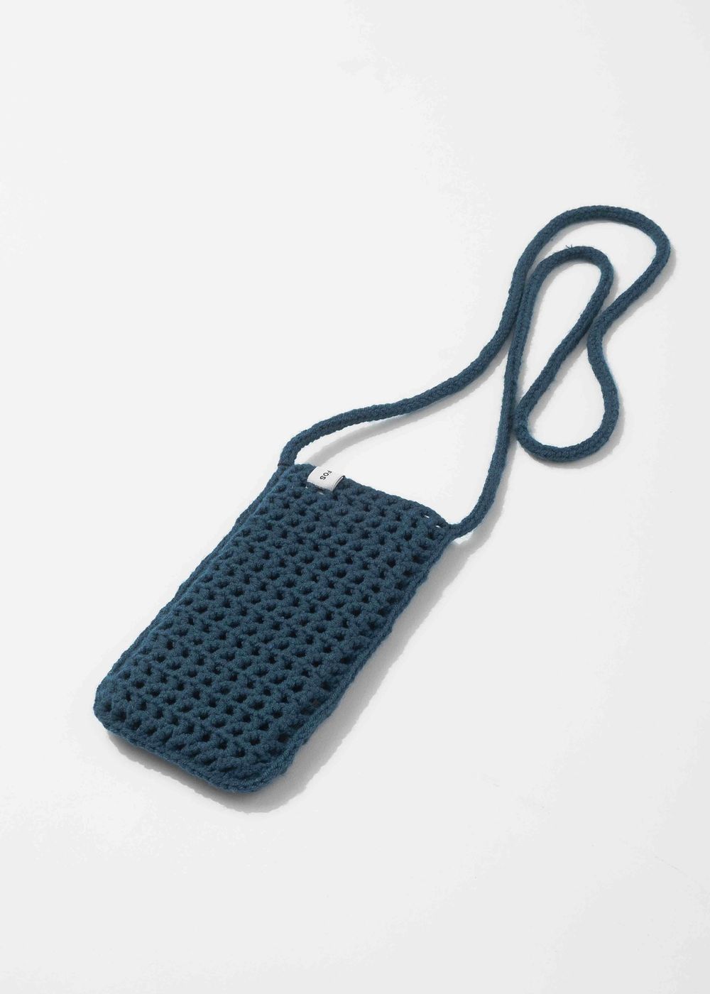 Вязаная сумочка FOS Темно-Синяя