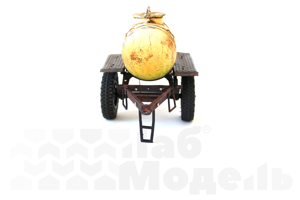 ACPT-0.9 tank trailer for kvass or beer transportation. Scale 1/14