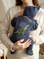 Комплект 3 в 1 Дино из хлопка, Антрацитовый