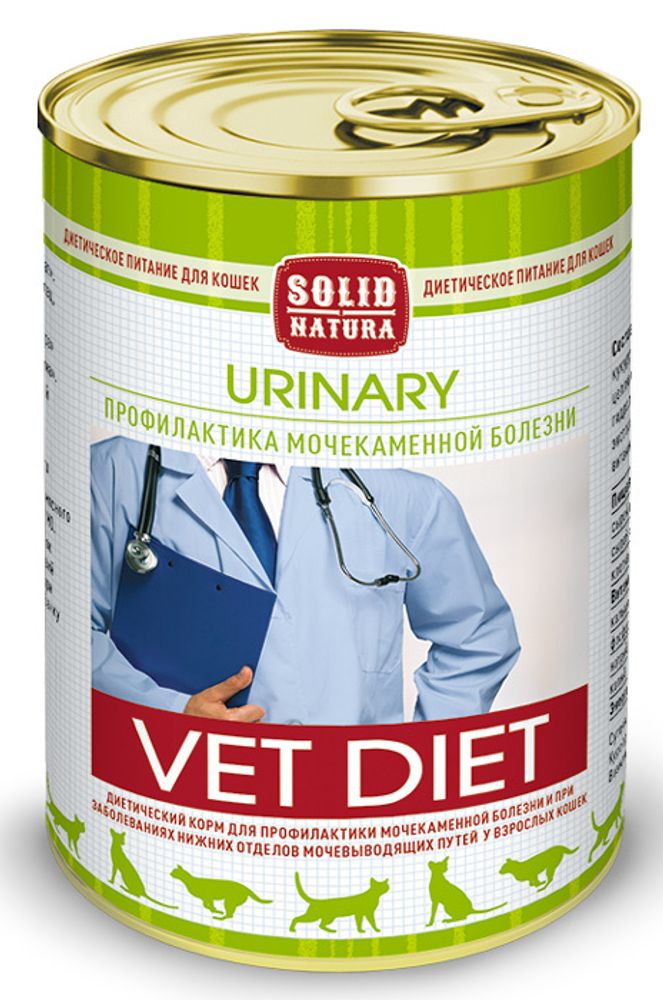 Solid Natura VET Urinary диета для кошек влажный 340 г