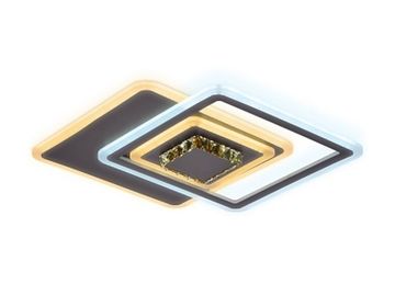 Потолочный светодиодный светильник с пультом FA262 CF/TI 112W кофейный/янтарный (ПДУ РАДИО 2.4) Acrylic Ice Ambrella