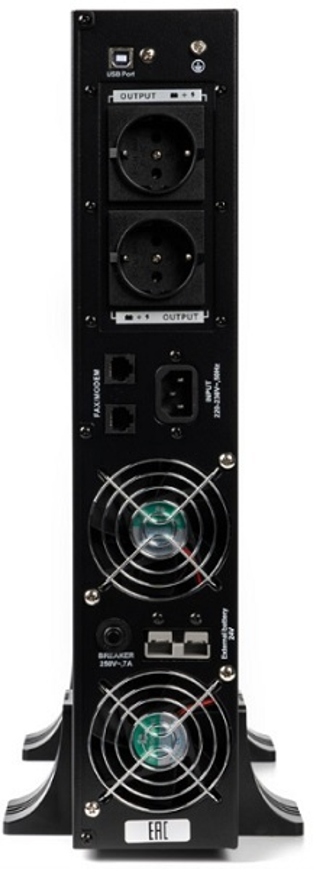 Источник бесперебойного питания  Бастион RAPAN-UPS 3000-RACK-IN-4X9