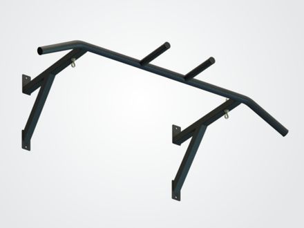 Турник настенный Фронт цв. белый Черный (Матовый)