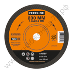 Круг отрезной по металлу FerrLine Express 230 х 1,8 х 22,2 мм A46TBF