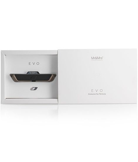 Чёрная кожа, корпус ароматизатора для автомобиля EVO, Mr&Mrs Fragrance