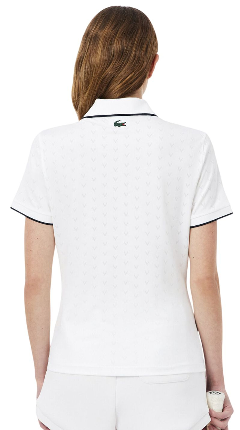 Женское поло Lacoste Tennis Heritage Ultra Dry Stretch Shirt - white