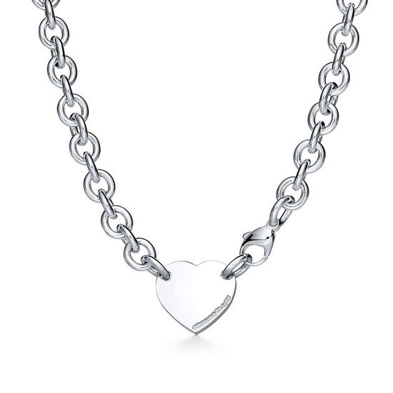 Чокер Heart Tag Chain Link Choker Tiffany&Co