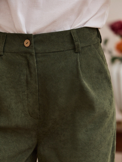 Брюки палаццо вельветовые